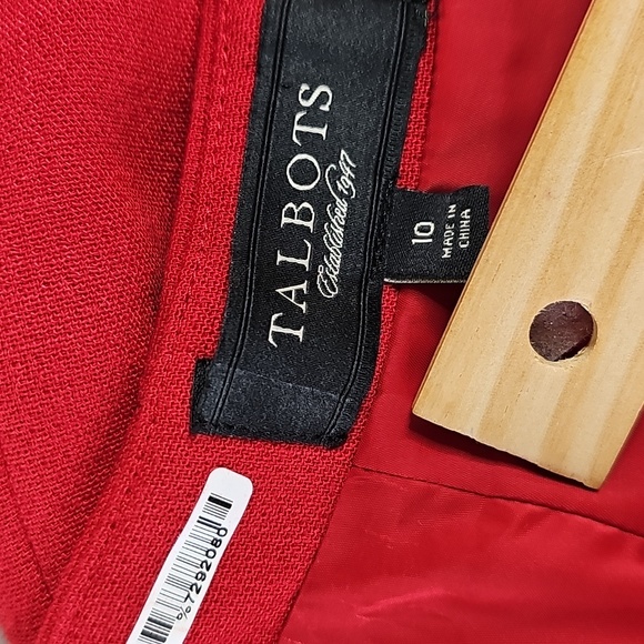 2PC Talbots Suit Set Skirt Blazer Set  Elegant Wear Office Wear Career Wedding - Picture 14 of 16